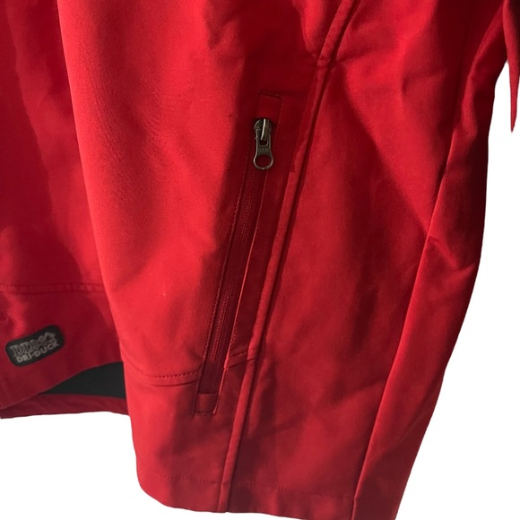 🎄 SALE SNAP-ON Tools Full Zip Dri Duck DDX Jacket Red/Grey Men’s Medium - Picture 5 of 14